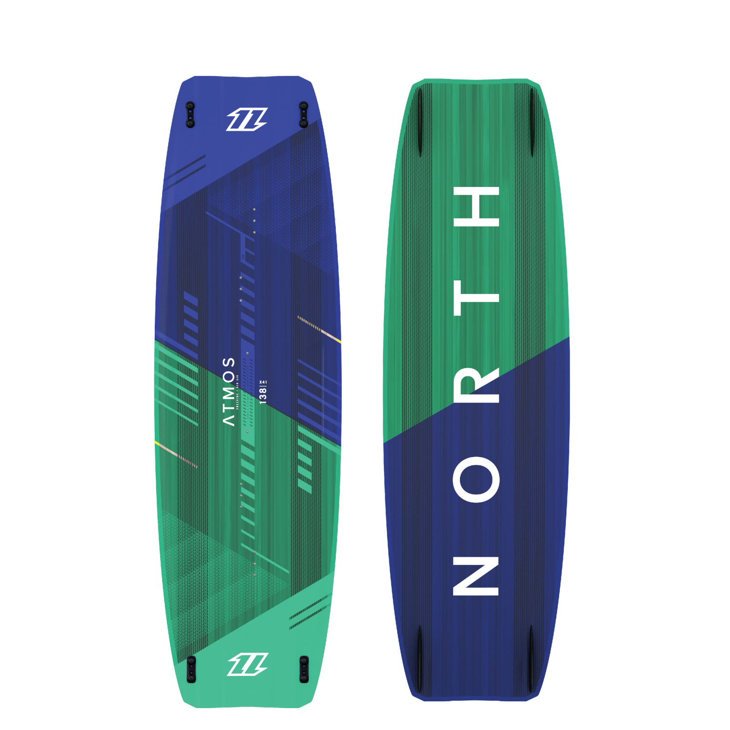 North Atmos Hybrid Twin Tip Kiteboard Blast Kiteboarding