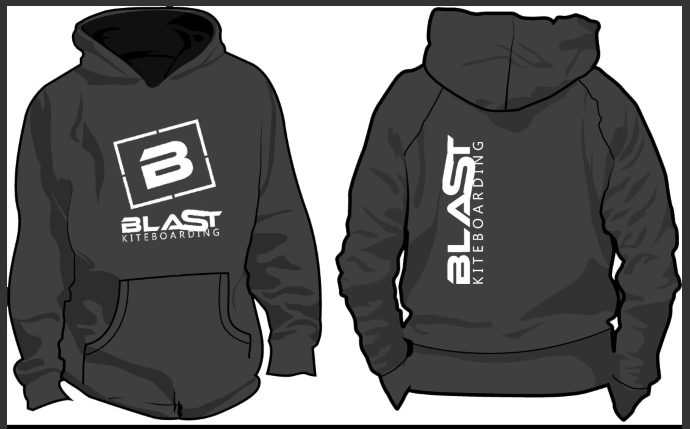Blast Kiteboarding Hoodie Blast Kiteboarding